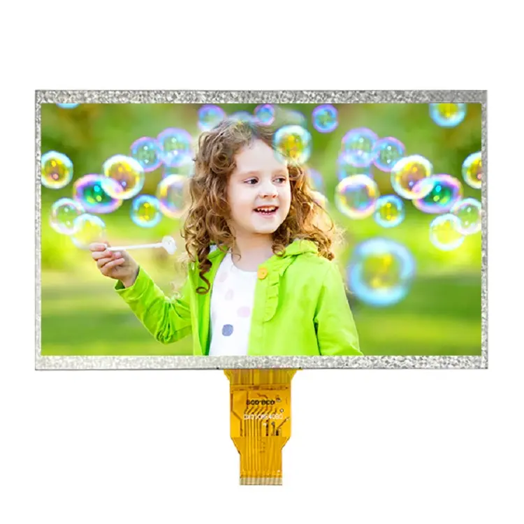 لوحة لمسية بسعة كبيرة لواجهة LCD CNK مقاس 10.1 بوصة بدقة 1280*800 Res LCD مع شاشة عرض من الكريستال السائل 1024*600