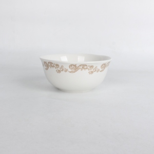 Service de table en porcelaine <span class=keywords><strong>rose</strong></span> vintage - <span class=keywords><strong>Vaisselle</strong></span> élégante en céramique avec bordure dorée festonnée - Product Image 6