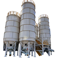 Silos di cemento di alta qualità 5000kg tonda Fly Ash Silo di stoccaggio per la vendita
