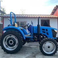 Nouveau tracteur agricole compact 4x4 diesel 80 CV avec boîte de vitesses et moteur