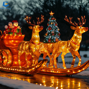SGL68 Lanterna de Evento de Inverno Decoração de Parque Lanterna de Seda de Veado de Natal para Venda - Product Image 2