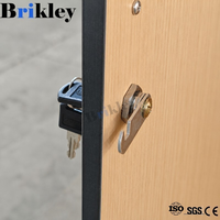 Casier HPL de haute qualité Brikley, résistant à l'humidité, ignifuge, avec serrure à came pour casiers de rangement dans les écoles