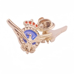 Distintivo Spagnolo da Aviatore 3D con Corona, Spilla da Bavero per Aviatore, Distintivo Smaltato Commerciale Nuovo per Aviazione Civile, Distintivo da Timoniere - Product Image 5