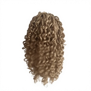 Perruque frontale HD Lace Water Wave blonde premium, cheveux humains vierges brésiliens, longue et bouclée pour femme - Product Image 1