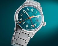 Montre de plongée à quartz rétro en acier inoxydable STR-G08Q avec cadran chronographe, verre saphir, superluminescente