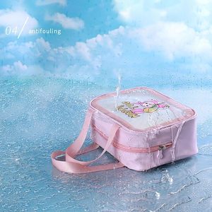 Custom logo Wholesale <b>Travel</b> Waterproof Happy Too Cosmetic <b>Bag</b> Pu Pvc Hanging <b>clear</b> Washbag with Visible Window - Product Image 6