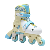 Patins à roulettes en ligne 2-en-1 avec roues lumineuses en PU rotatives et roulements ABEC-5 pour enfants – Idéal pour les loisirs
