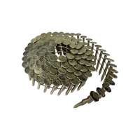 Clous de toiture galvanisés électriques à grande tête de 1 à 1/4 pouces, tige lisse en acier au carbone pour toiture en bobine de maison