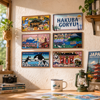 Plaque murale en métal personnalisée en aluminium, résistante aux intempéries, pour intérieur et extérieur, vente en gros