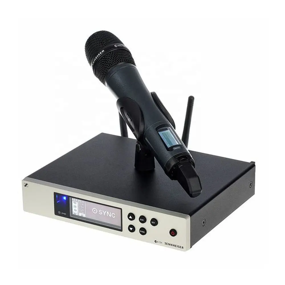 Sennheiser ew 100 G4-845-S UHF מיקרופון אלחוטי מערכת 20 ערוץ בנקים עם עד 12 הגדרות קבועות מראש כל