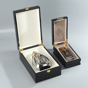 Yiwu nhà máy sang trọng tùy chỉnh bằng gỗ nước hoa hộp bản lề hình chữ nhật tái chế vật liệu mỹ phẩm attar Oud dầu Hộp quà tặng chai - Product Image 6