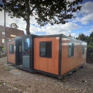 SKYLINE Maison en conteneur pliable moderne Villa en acier extensible Chambre à coucher avec <span class=keywords><strong>lit</strong></span> Idée d'étude pour les hôtels et la vie urbaine - Product Image 1