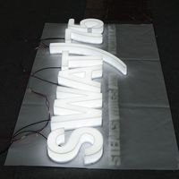 Lettres LED en acrylique à haute luminosité pour la publicité des magasins de détail