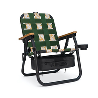Chaises de plage légères chaise de Camping pliante d'extérieur avec glacière et tasse