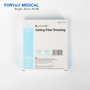 Apósito de Fibra Gelificante para el Cuidado de Úlceras de Pierna Baja, Apósito Médico Estéril Altamente Absorbente de CMC para Heridas - Product Image 6