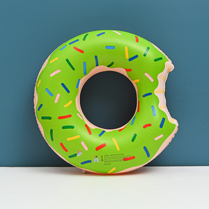 TANYOZHE Bouée gonflable en forme de beignet pour enfants, jouet de piscine flottant en PVC épaissi - Product Image 2