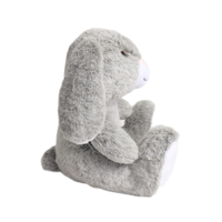 Lapin en peluche doux 100% tissu recyclé animaux à fourrure amis pour enfants cadeaux PP coton remplissage idéal pour le soulagement du stress