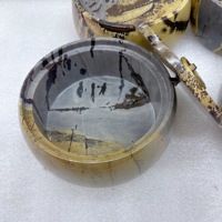 Vente en gros de bols en jaspe naturel, bols en cristal sculptés, artisanat de guérison pour la décoration