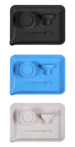 Nouveau <span class=keywords><strong>prix</strong></span> usine : Ensemble de fumage en plastique biodégradable, comprenant un moulin <span class=keywords><strong>à</strong></span> herbes, un plateau <span class=keywords><strong>à</strong></span> <span class=keywords><strong>rouler</strong></span> avec rouleuse et un moulin <span class=keywords><strong>à</strong></span> herbes et <span class=keywords><strong>tabac</strong></span> écologique - Product Image 3