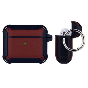 Nueva llegada buen precio TPU + PC cuero Bumblebee Spray estilo almacenamiento auricular caso para <span class=keywords><strong>Air</strong></span> Pods 3 Muti-color opcional - Product Image 6