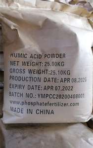 Poudre d'humine d'acide humique de Leonardite d'extraction Poudre d'acide humique pour l'engrais d'agriculture - Product Image 6