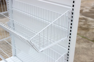 Cesto Metallico Resistente per Scaffali di Negozi e Gondole - <span class=keywords><strong>Dimensioni</strong></span> Personalizzabili - Product Image 3