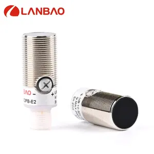 New Concept 10-30vdc Cylinder IP67 Red Light Photocell Polarized Reflection Photoelectric Optical Sensor
