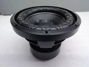 Siyah araba aksesuarları ile özel Logo 15 inç süper bas araç derin bas hoparlörü hoparlör alüminyum Powered - Product Image 4