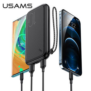 แบตเตอรี่สำรองพก<span class=keywords><strong>พา</strong></span> CD150 USAMS <span class=keywords><strong>ราคา</strong></span>ขายส่ง แบตเตอรี่ลิเธียมโพลิเมอร์ พร้อมสายคล้องคอ ความจุ 10000mah สำหรับ Iphone <span class=keywords><strong>Xiaomi</strong></span> Huawei - Product Image 4