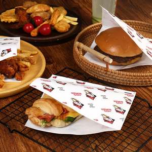 Sac en papier kraft enduit de PE personnalisé, résistant à l'huile, pour l'emballage de nourriture à emporter, pour hamburger, poulet frit, pizza, à emporter - Product Image 5