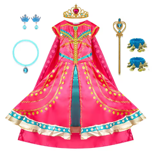 Nouvelles tenues pour enfants pour la fête d'Halloween, costume d'Aladdin, lampe magique d'Aladdin, robe de la <span class=keywords><strong>princesse</strong></span> <span class=keywords><strong>Jasmine</strong></span> - Product Image 3