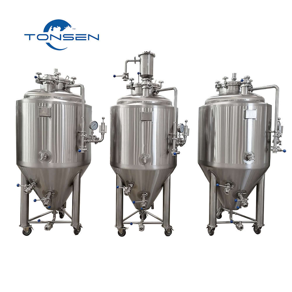 système de fermentation 500L 1000L 2000L 3000L cuves de fermentation de bière en acier inoxydable équipement de brasserie