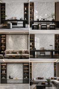 Lastra Grande in Marmo Bianco Pandora Naturale Lucidato a Mano, Base per Esposizione di Sculture e Design Grafico per Palcoscenici di Centri Culturali di Lusso - Product Image 5