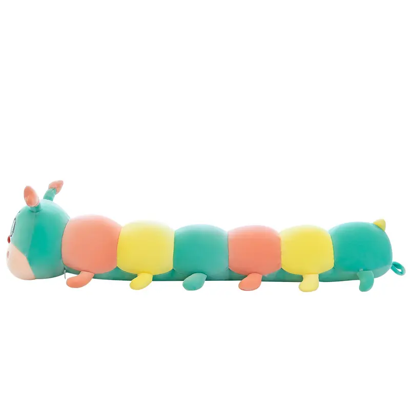 Wholesale Hot Sale Baby Toys Colorful Millennium Bug Doll Infant Large Hold Pillow Worm Doll Toys For Baby