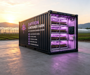 Contenedor Hidropónico Vertical Skyplant Modelo 001 con Clima Controlado, Iluminación LED, Riego Automático, Cultivo Comercial de Azafrán Durante Todo el Año - Product Image 2