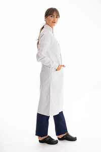 En gros, Blouse médicale unisexe en tissu élastique pour hôpitaux, cliniques chirurgicales et dentaires, uniforme de travail, blouse de laboratoire, tenue professionnelle - Product Image 5