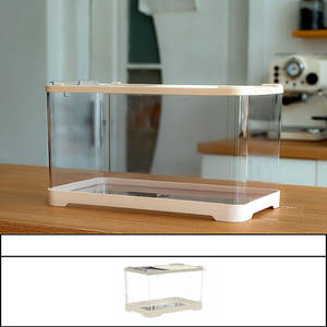 Modern Aquarium Voor Voerbak Hagedis Regenwoud Tank 5W Power Voor Patio Levende Water Land Reptiel Hornfrog Schildpad - Product Image 2