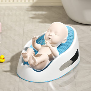 Siège de bain pour bébé respirant, léger, pliable et écologique avec trous de drainage et <span class=keywords><strong>support</strong></span> de tête pour nourrissons et tout-petits – <span class=keywords><strong>Confort</strong></span> optimal - Product Image 1