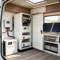 Inverter Daya Sinus Murni Frekuensi Line 8KW 48V Tahan Lama dengan Proteksi Beban Berlebih untuk Pusat Data, Terminal POS, dan Perangkat Rumah Sakit