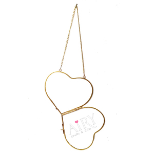 Airy Artisan Brass Eco-Friendly <strong>Photo</strong> <strong>Frames</strong> Heirloom Wedding Display Geometric Glass Pressed Flower Birthday Party Mother's Day - Product Image 2