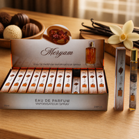 Coffret de Présentation Eau de Parfum Unisexe Cylindre Brillant Ivoire Perle pour Soirée Anniversaire, Parfum Longue Durée