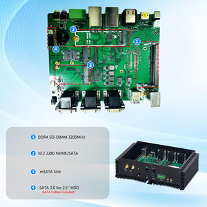 Mini PC sans ventilateur KINGDEL, processeur Core i7 10e génération, 16 Go <span class=keywords><strong>de</strong></span> <span class=keywords><strong>RAM</strong></span> DDR4, 1 To <span class=keywords><strong>de</strong></span> SSD NVMe, 3xHD 4K 4096x2304, 2xRJ45 <span class=keywords><strong>Giga</strong></span> LAN 6xCOM - Product Image 6