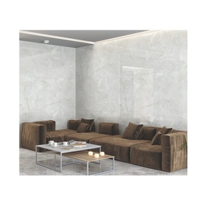 กระเบื้องพอร์ซเลน Ice Onyx ขนาด 1200x2400 มม. ผิวมันเงา กันลื่น หนา 9 มม. สำหรับปูพื้นและตกแต่งผนัง ดีไซน์สวยงาม ราคาส่งออก - Product Image 1