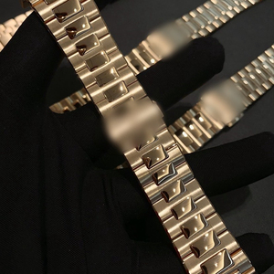 Pulsera PP/RLX de oro de 9K-18K-Diamante cultivado en laboratorio con incrustaciones para 26331/15400/15500/26240 y piezas de reloj personalizadas OEM - Product Image 1