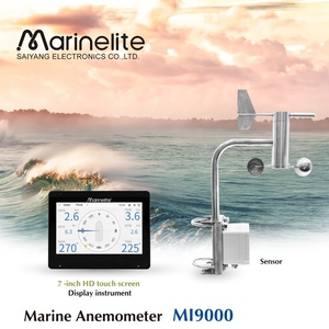 Marinelite đúc nhôm tốc độ gió Hướng 2 1 máy đo gió biển thiết bị điện tử kỹ thuật số 0-60 mét/giây Temp cảm biến - Product Image 6