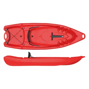 Kayak de canoa inflable ligero y fácil de llevar, Kayak de pesca de polietileno moldeado rotacional para niños <2M