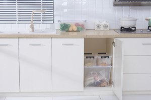 Boîte de rangement de conteneur de stockage de vêtements pour chiens jouets fournitures pour animaux de compagnie 22L personnalisées avec clips en plastique - Product Image 6