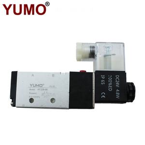 4V210-08 DC24V 1/4 นิวเมติกAirtacประเภทPneumatic Solenoidวาล์วทิศทางวาล์ว - Product Image 1