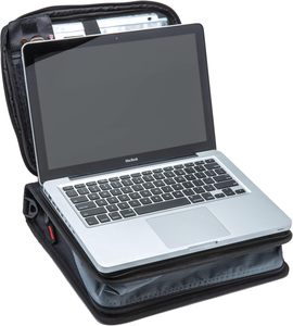 Case-it Black Portable Official <b>Briefcase</b> Business Trip Large-capacity Computer Bag Mighty Zip Tab Zipper Binder - Product Image 4