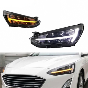 Fari LED Aggiornati con Luci Diurne DRL, Lampade Anteriori per Tuning, Accessori Auto per <span class=keywords><strong>Ford</strong></span> <span class=keywords><strong>Focus</strong></span> 2019-<span class=keywords><strong>2020</strong></span> - Product Image 1